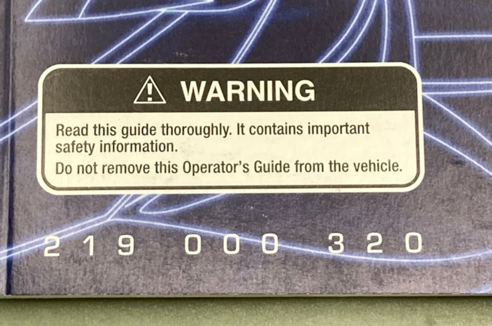 Sea-Doo 219000320 Operator's Guide Cond.2004 New Genuine