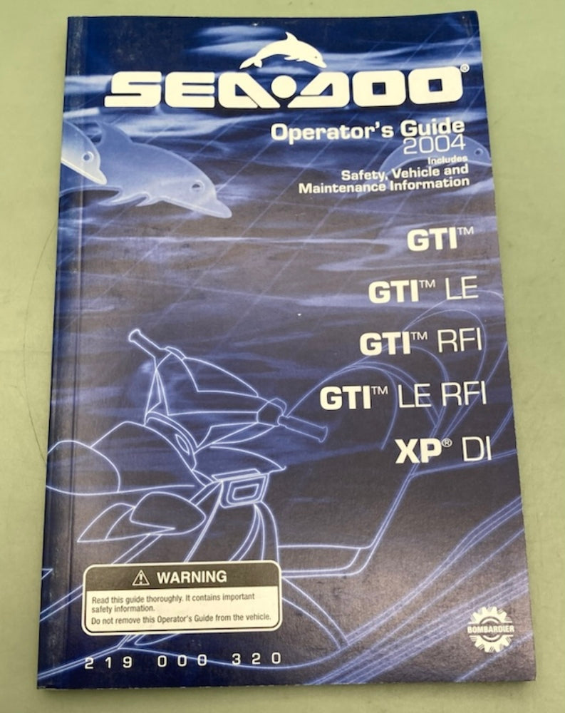 Sea-Doo 219000320 Operator's Guide Cond.2004 New Genuine