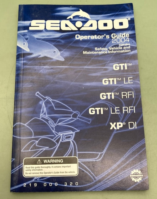 Sea-Doo 219000320 Operator's Guide Cond.2004 New Genuine