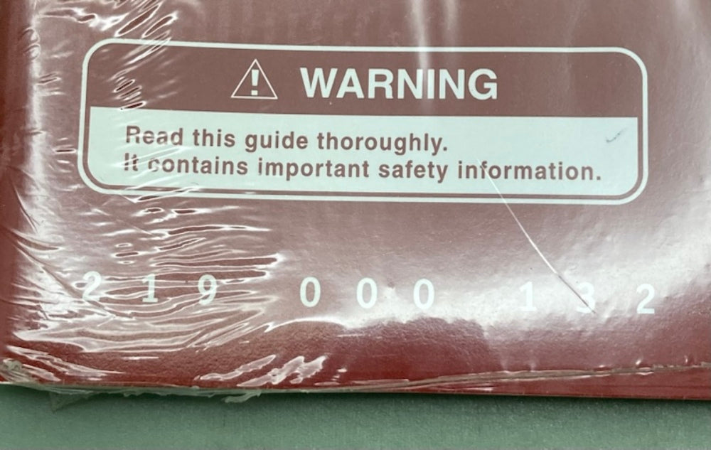 Sea-Doo 219000132 Operator's Guide GTX 4-Tec Con.2002 New Genuine