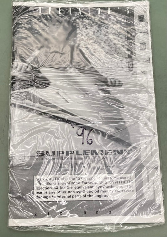 Sea-Doo 219000043 Operator's Guide Suppl.96 New Genuine
