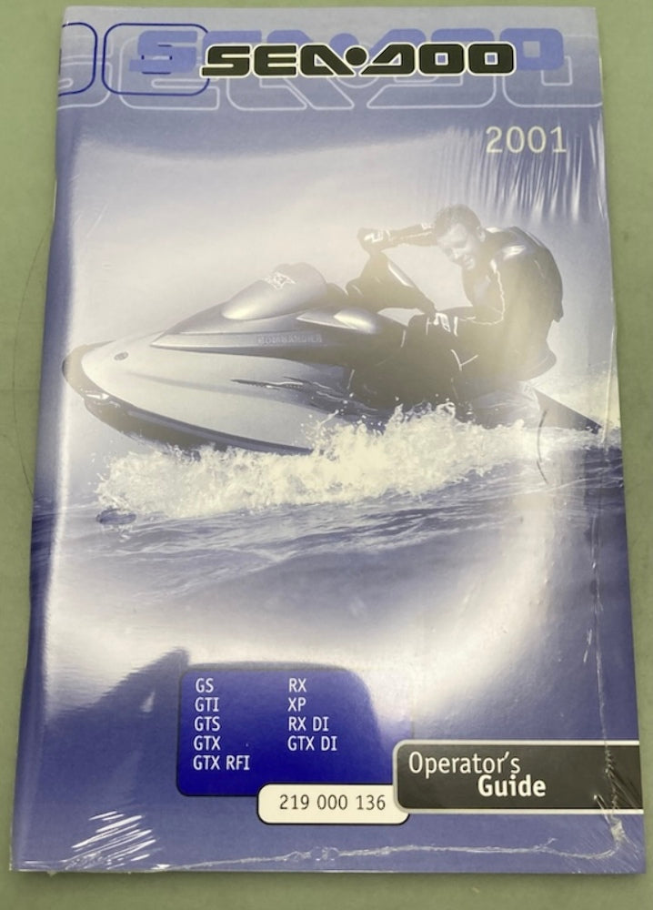 Sea-Doo 219000136 Operator's Guide Con.2001 New Genuine