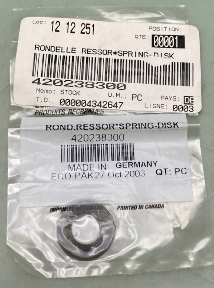 Sea-Doo by BRP 420238300 Spring Washer New Genuine