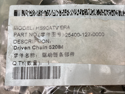 NEW GENUINE HISUN 25400-127-0000 DRIVEN CHAIN 52084