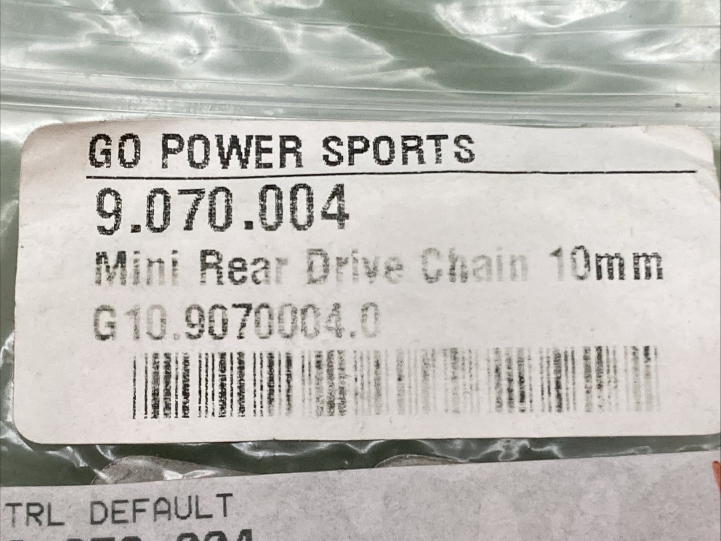 NEW GENUINE GO POWER SPORTS 9.070.004 Mini Rear Drive Chain 10mm