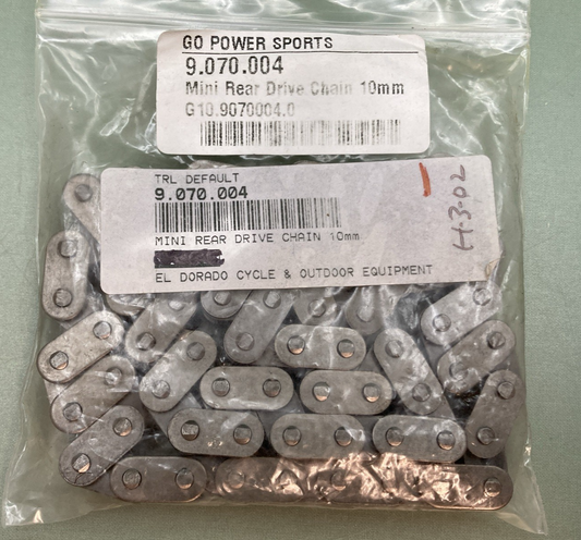 NEW GENUINE GO POWER SPORTS 9.070.004 Mini Rear Drive Chain 10mm