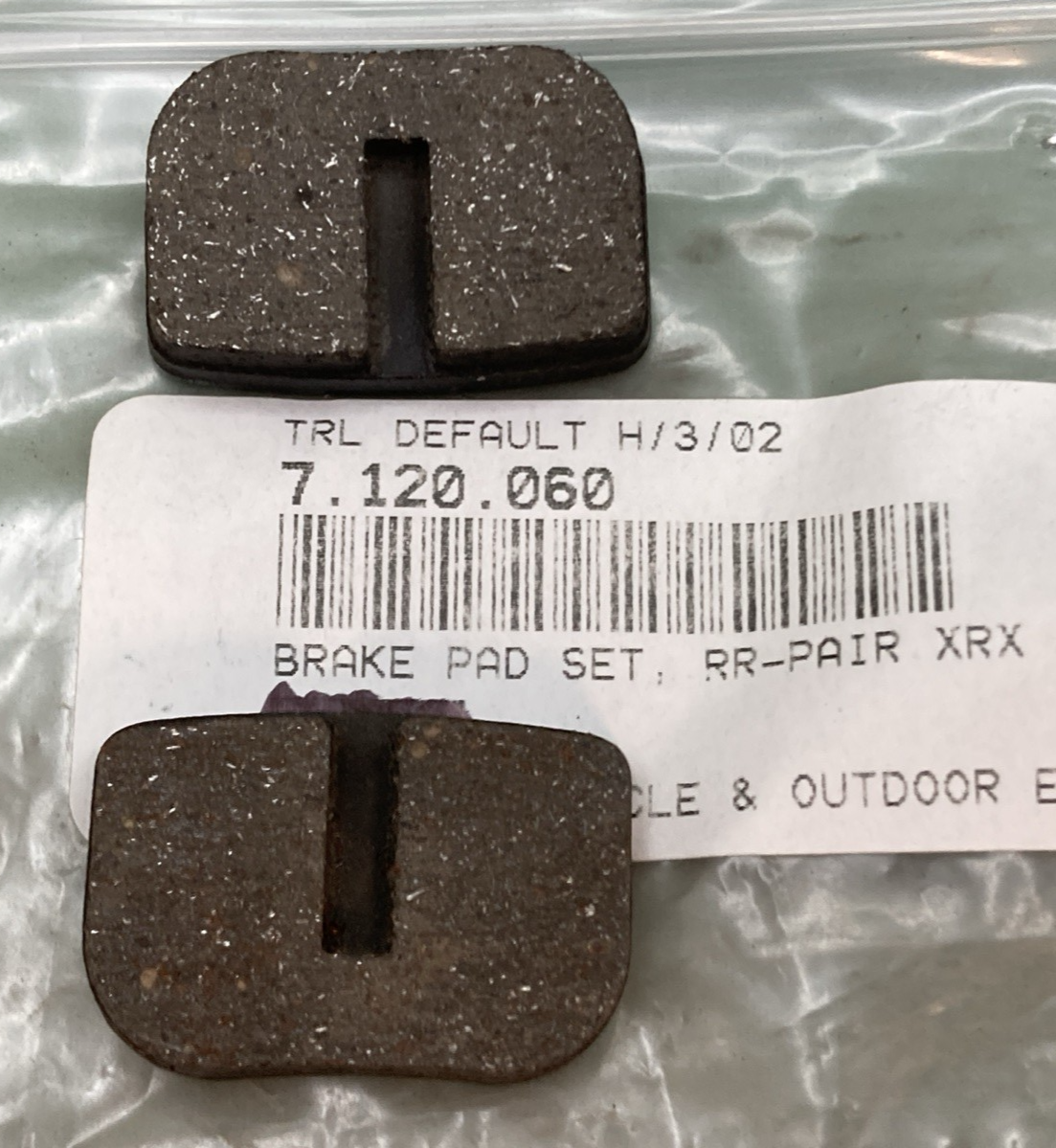 NEW REPLACES TRAILMASTER 7.120.060 Brake Pads, Mini / Storm 200