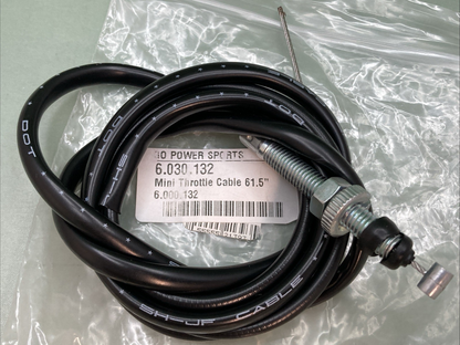 NEW GENUINE GO POWER SPORTS 6.030-132 Throttle Cable 61.5", Mini Go-Kart