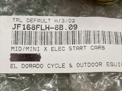 NEW REPLACES TRAILMASTER JF168FLH-8B.09 Carburetor, Electric Start Mid & Mini X