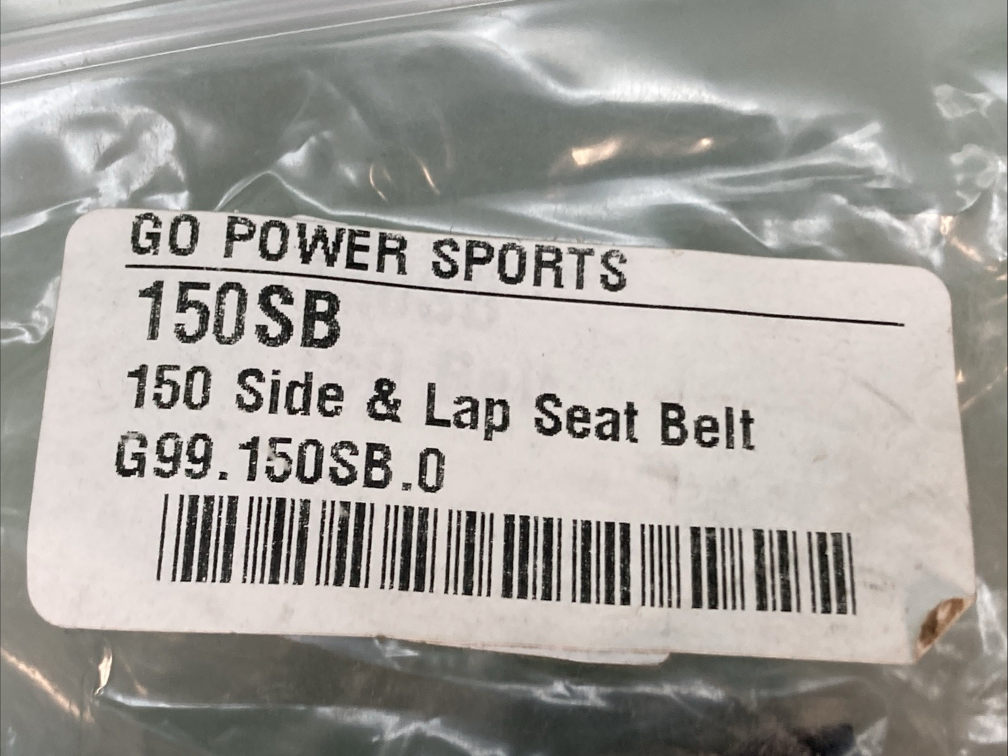 NEW REPLACES TRAILMASTER 150SB Lap Seat Belt, End Mid / Mini, 150 G99.150SB.0