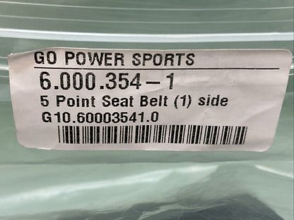 NEW GENUINE GO POWER SPORTS 6.000.354-1 5 Point Seat Belt