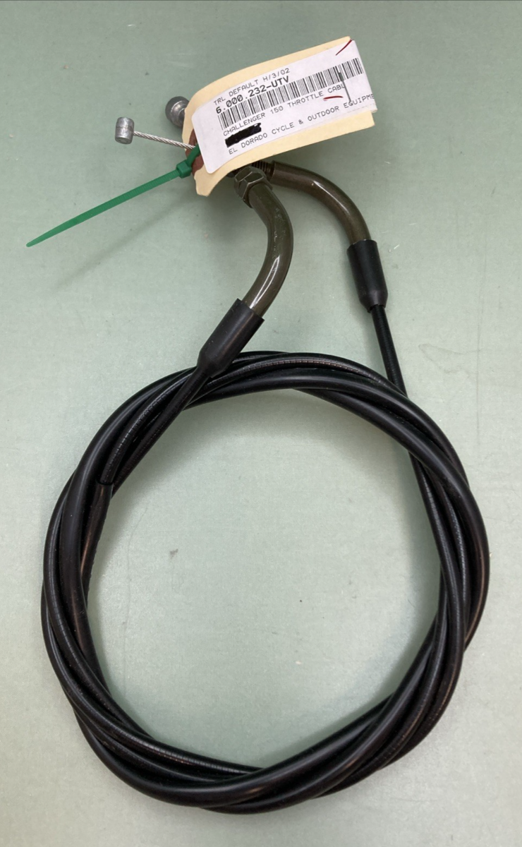 NEW REPLACES TRAILMASTER 6.000.232-UTV Throttle Cable 88", Challenger 150