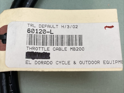 NEW REPLACES TRAILMASTER 60120-L Mini Bike Throttle Cable 51"
