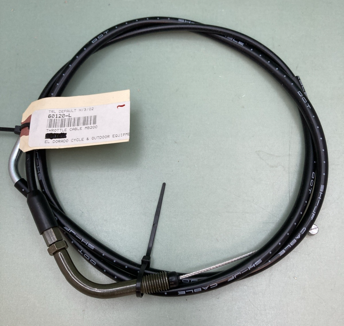 NEW REPLACES TRAILMASTER 60120-L Mini Bike Throttle Cable 51"