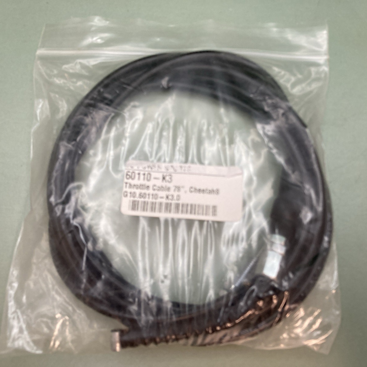 NEW GENUINE GO POWER SPORTS 60110-K3 Throttle Cable 78", Cheetah8 G10.60110-K3.0