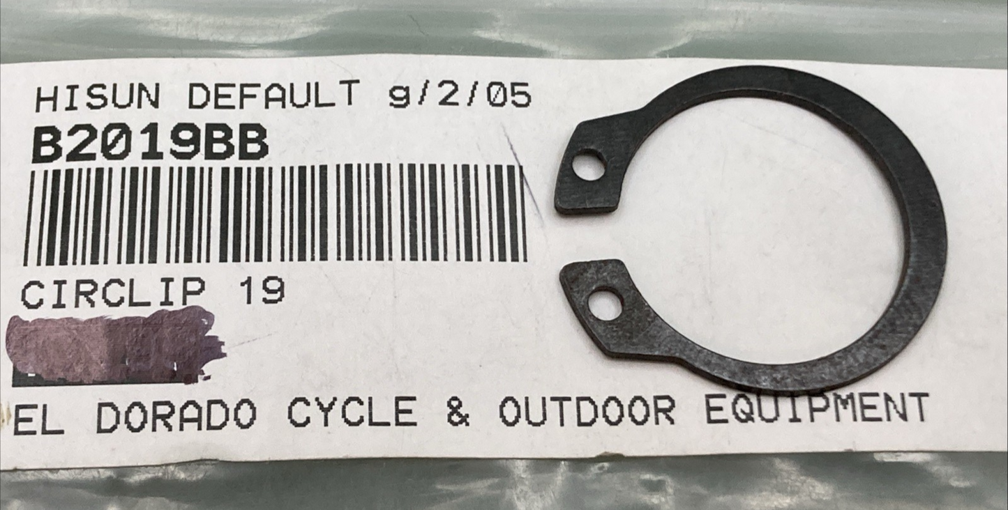 NEW REPLACES HISUN B2019BB CIRCLIP