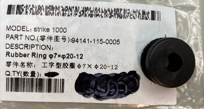NEW GENUINE HISUN 94141-115-0005 H Rubber Ring 7x20-12