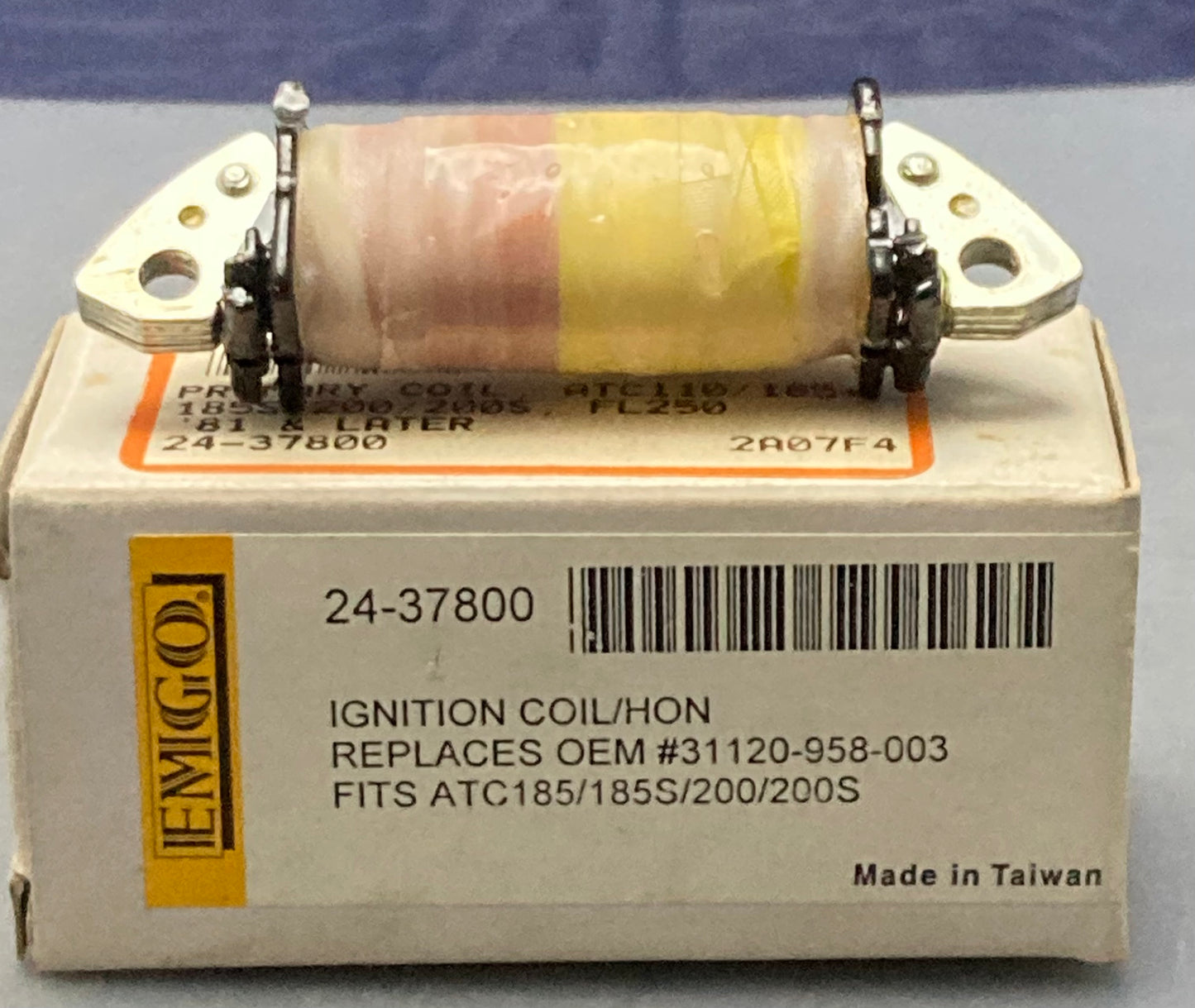 New Genuine Emgo 24-37800 Primary Ignition Coil