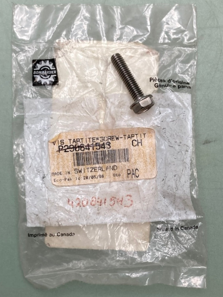 Bombardier 290841543 Taptite Screw, New Genuine