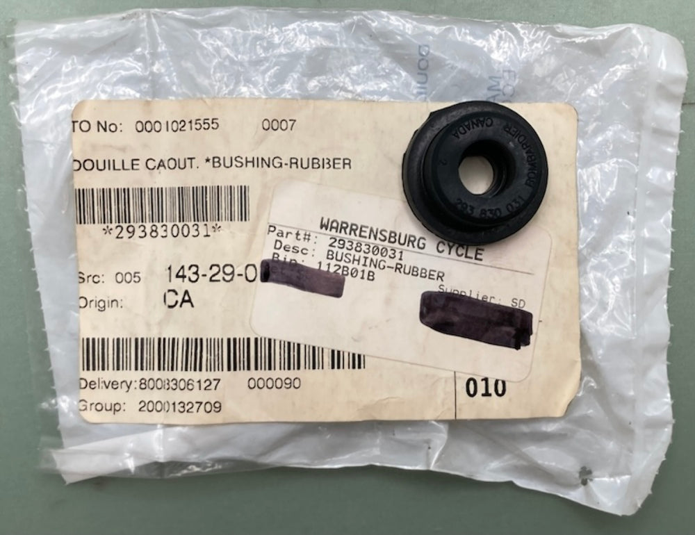 Bombardier 293830031 Rubber Bushing, New Genuine