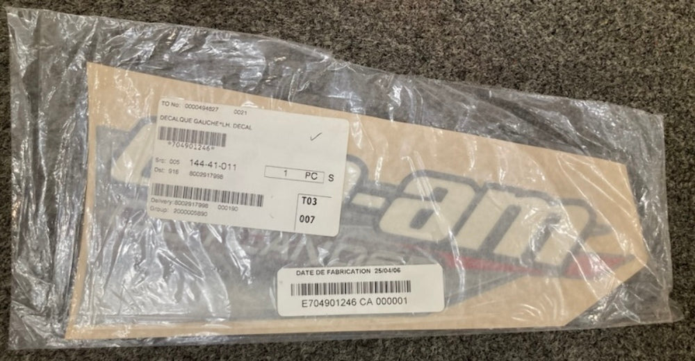 Genuine Can-Am 704901246 Lh Decal, New