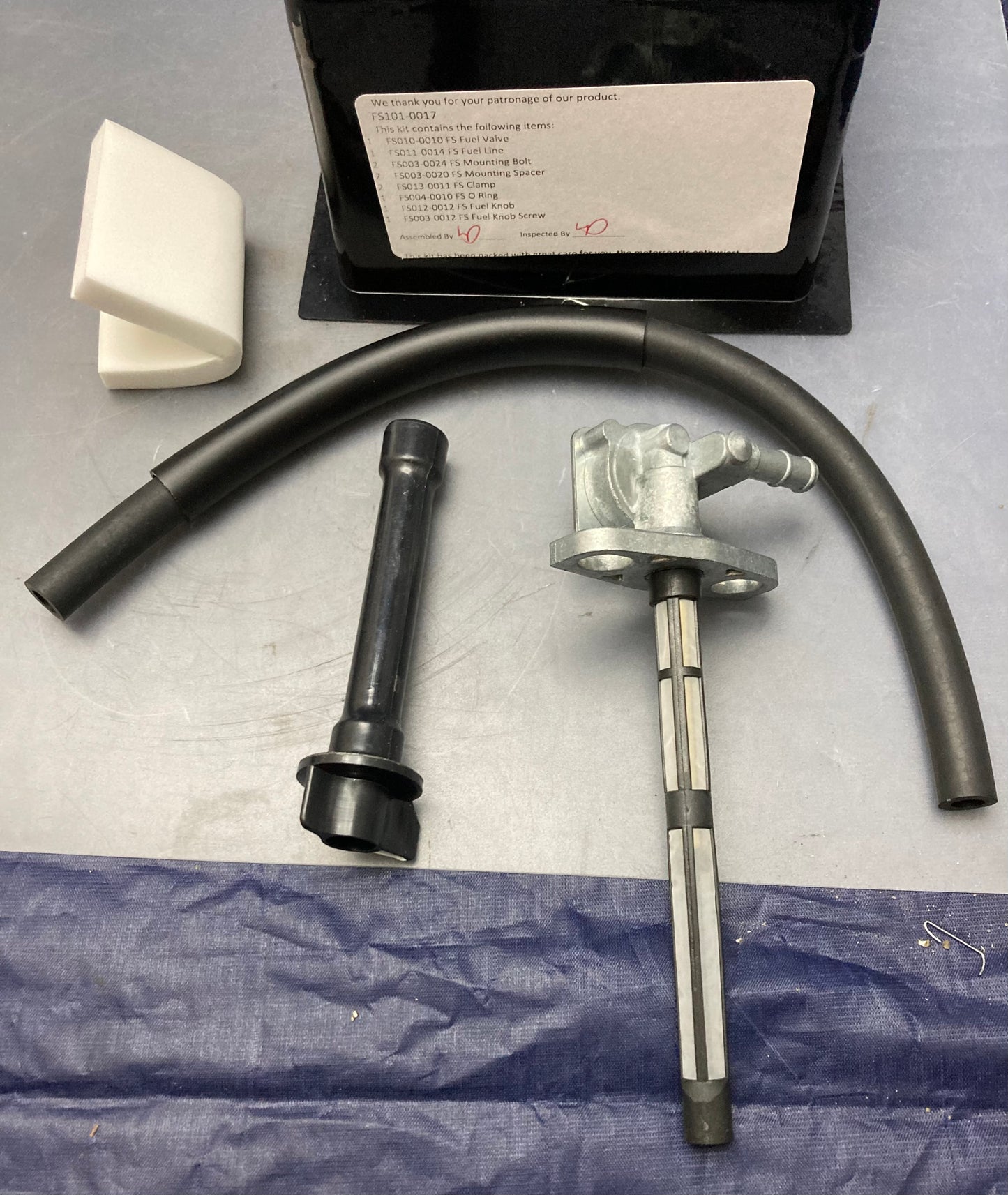 New Genuine All Balls Racing FS101-0017 ABR Fuel Replacement Valve Kit