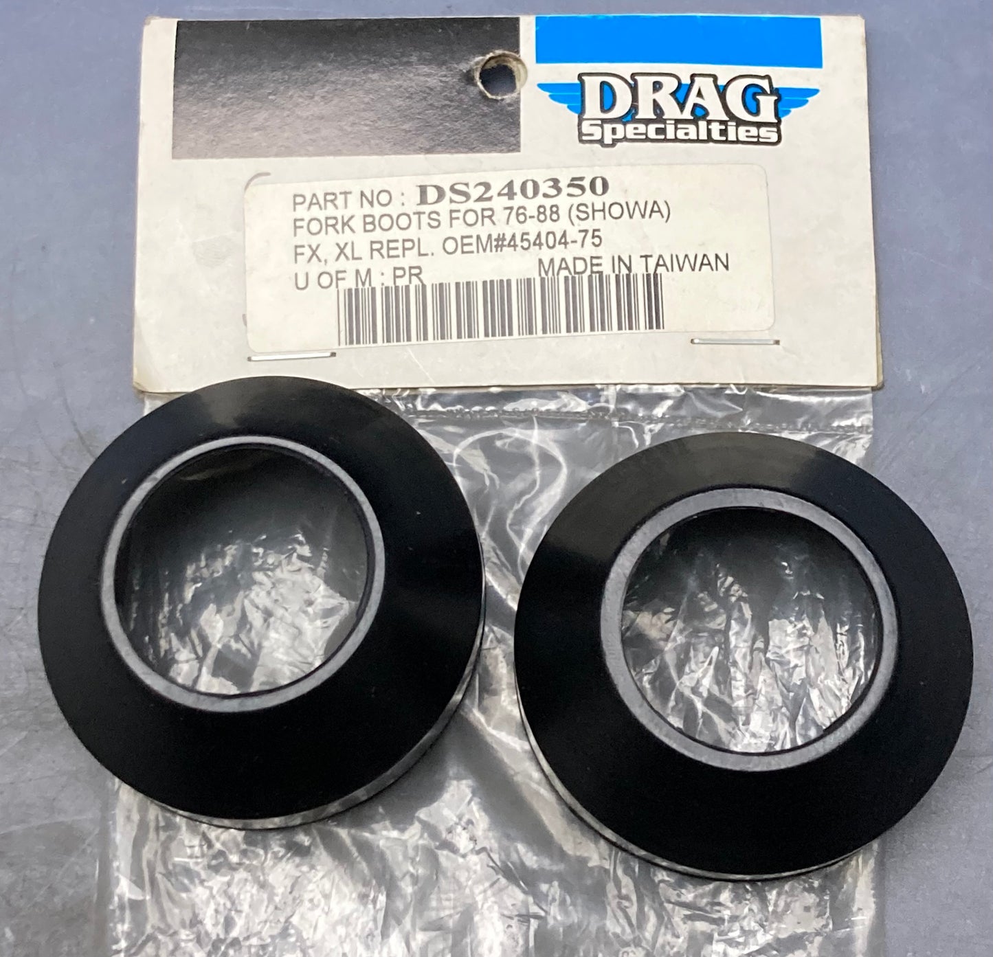 New Genuine Drag Specialties DS240350 Fork Boots