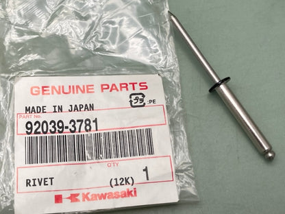 Kawasaki 92039-3781 Rivet New Genuine