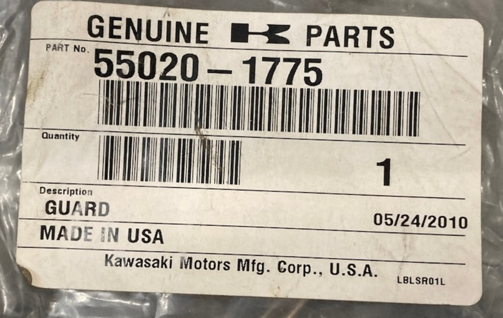Kawasaki 55020-1775 Guard LWR LH New Genuine