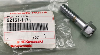Kawasaki 92151-1171 Flanged Bolt 10x40 New Genuine