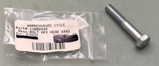 Kawasaki 116B0845 Bolt Hex Head 8x45 New Replaces