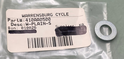 QTY 6 Kawasaki 410AA0500 Washer Plain Small New Replaces 411B0500, 410B0500
