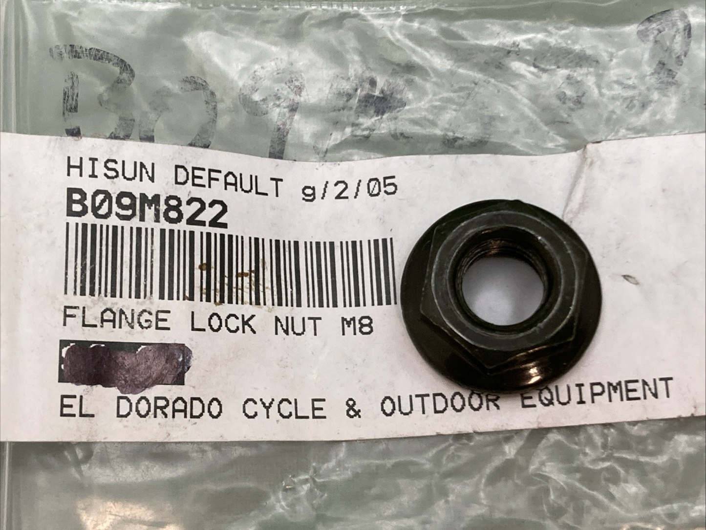 NEW REPLACES HISUN B09M822 FLANGE LOCK NUT M8