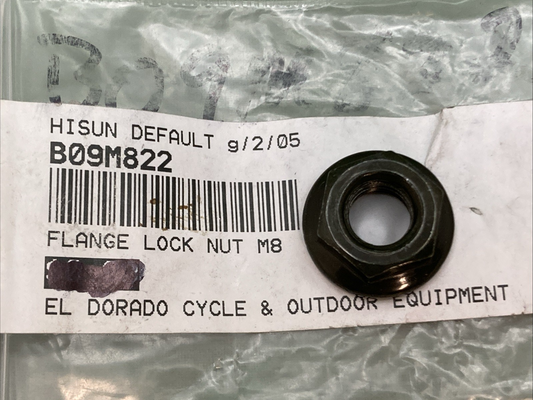 NEW REPLACES HISUN B09M822 FLANGE LOCK NUT M8