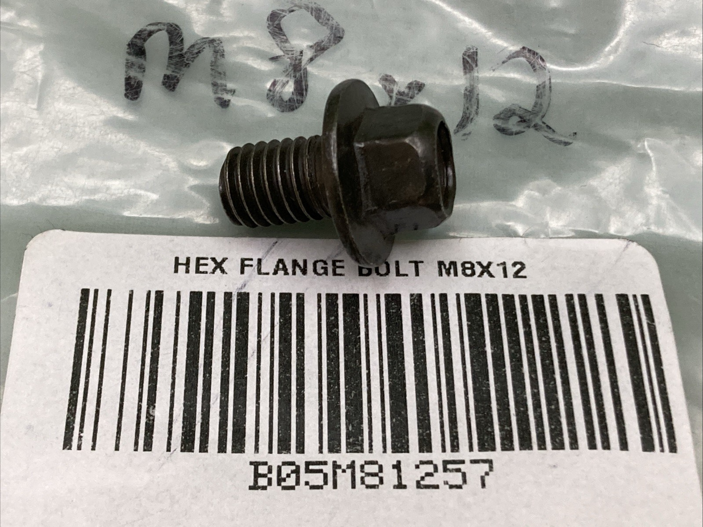 NEW REPLACES HISUN B05M81257 HEX FLANGE BOLT M8 X 12