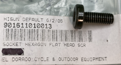 NEW REPLACES HISUN 90161-101-0013 SOCKET HEXAGON FLAT HEAD SCREW M6 X 16