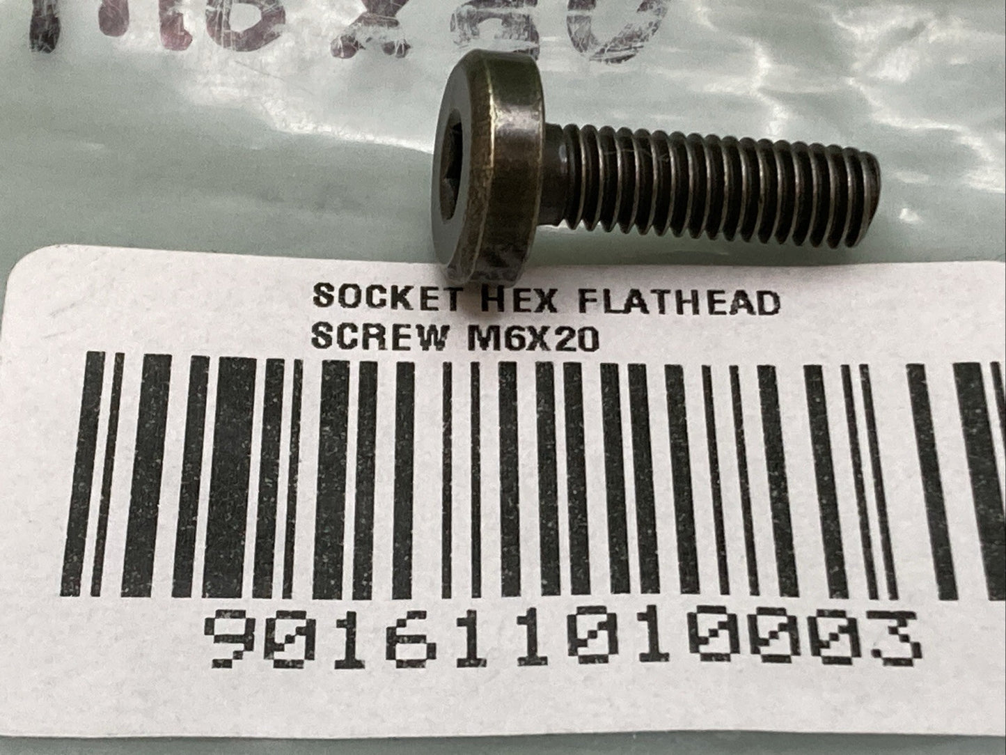 NEW REPLACES HISUN 90161-101-0003 SOCKET HEX FLAT HEAD SCREW M6 X 20