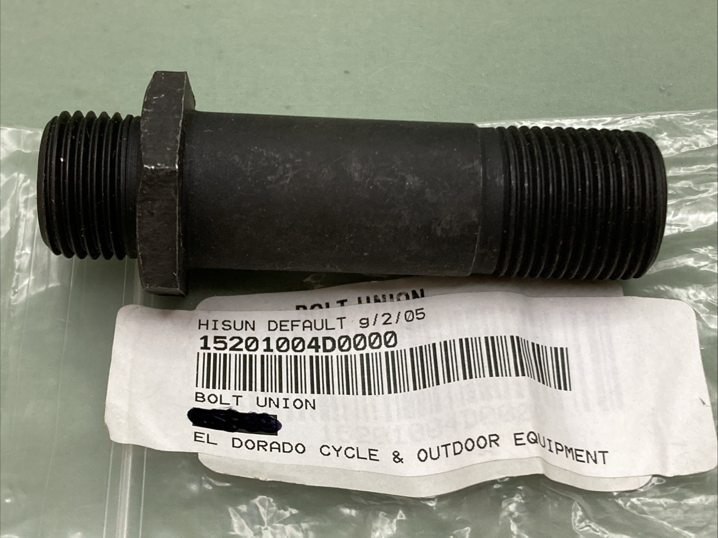 NEW REPLACES HISUN 15201-004D-0000 BOLT UNION