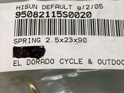 NEW REPLACES HISUN 95082-115S-0020 SPRING 2.5 X 23 X 90