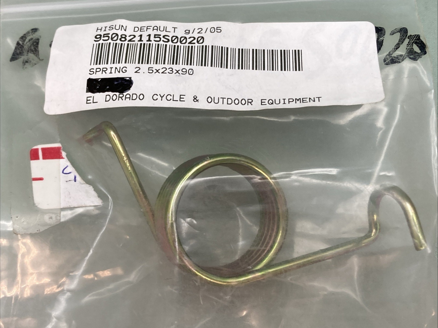 NEW REPLACES HISUN 95082-115S-0020 SPRING 2.5 X 23 X 90
