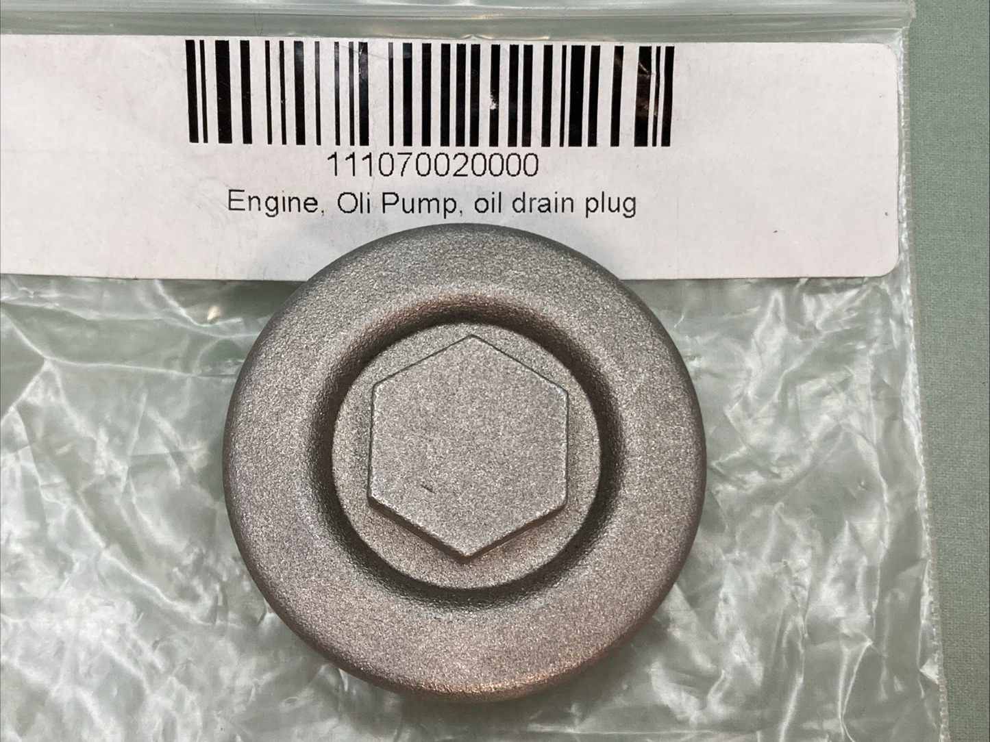 NEW REPLACES HISUN 11107-002-0000 ENGINE OIL PUMP DRAIN PLUG