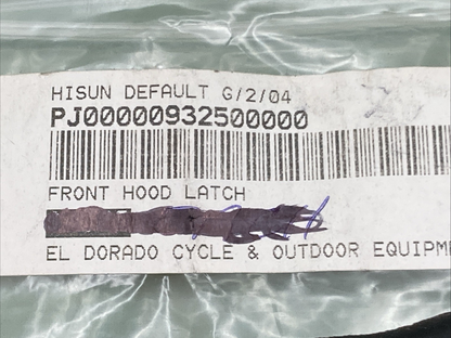 QTY 2 NEW REPLACES HISUN PJ00000932500000 FRONT HOOD LATCH