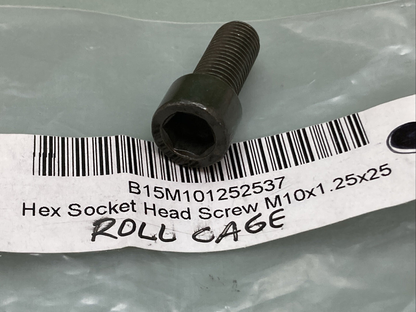 NEW REPLACES HISUN B15M101252537 HEX SOCKET HEAD SCREW M10 X 1.25 X 25