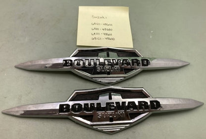 Replaces Suzuki 68121-48G01 68111-48G00 68111-48G01 68121-48G00 LH/RH Emblem Set