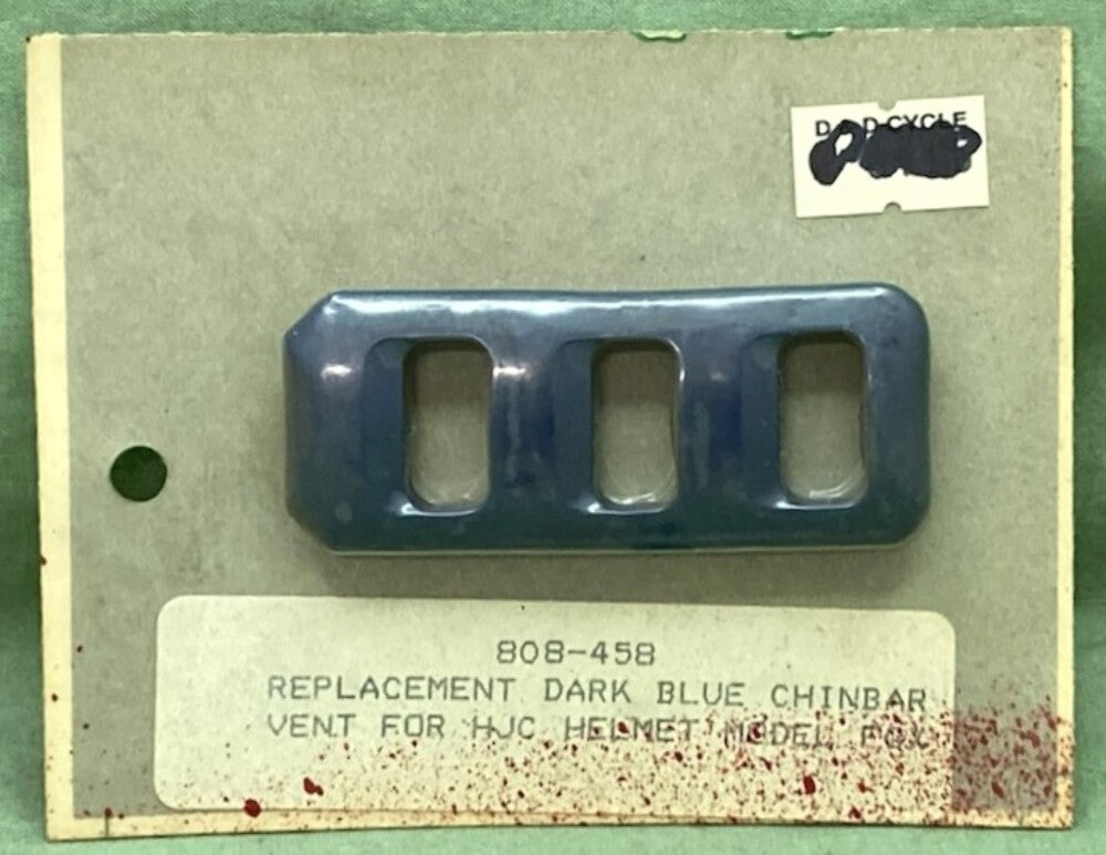 Replaces Sullivan Brothers 808-458 Chinbar Vent Dark Blue for HJC FGX New