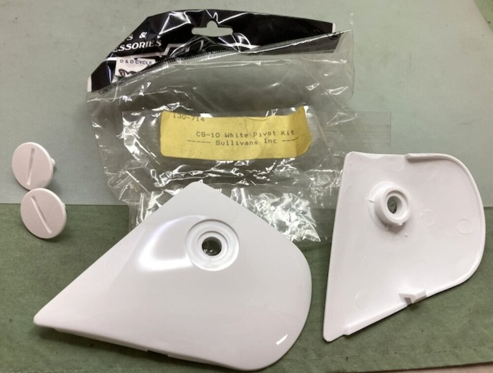 HJC 130-714 CS-10 White Pivot Kit New Genuine