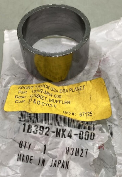 Honda 18392-MK4-000 Muffler Gasket New Genuine