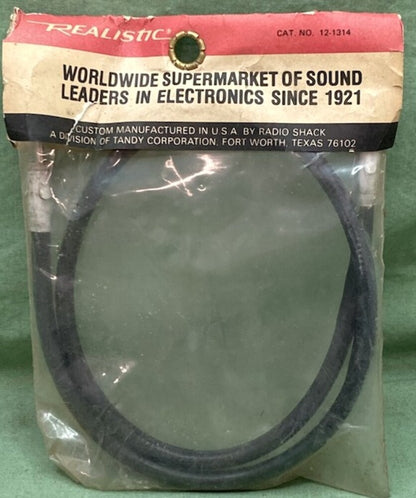 Realistic 12-1314 Male Connector New Genuine