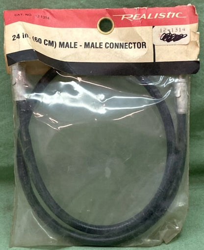 Realistic 12-1314 Male Connector New Genuine