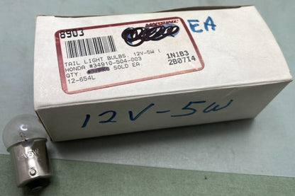 Replaces Honda 34910-504-003 Tail Light Bulb New